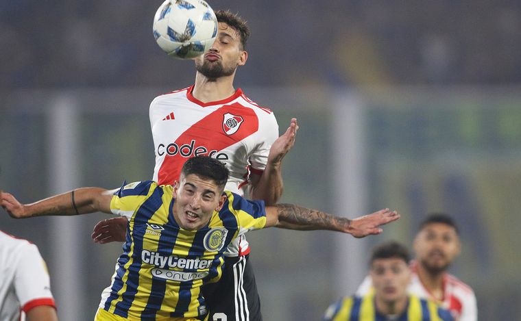 Rosario Central vs. River . Semifinales Copa de la Liga 2023. 