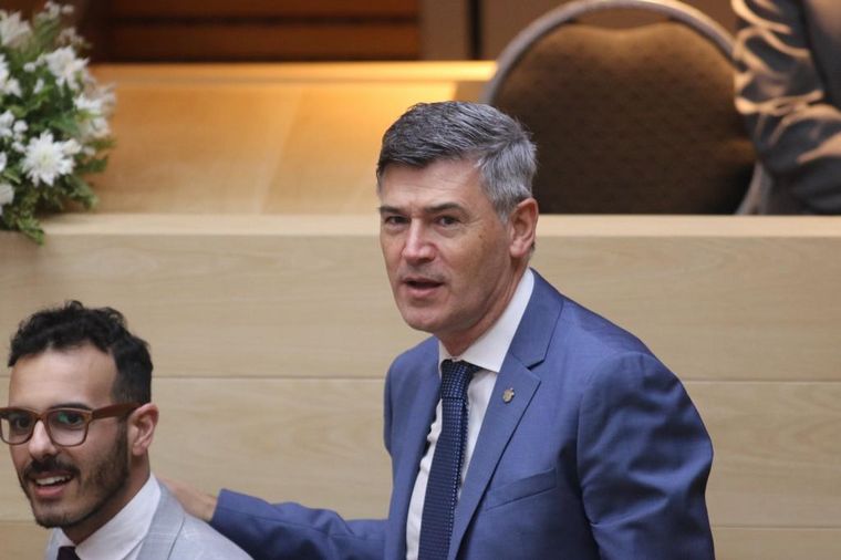 Daniel Passerini, en la asunción de Martín Llaryora como gobernador.