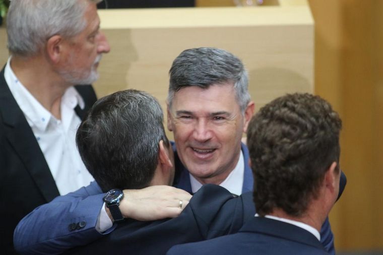 Daniel Passerini, en la asunción de Martín Llaryora como gobernador.