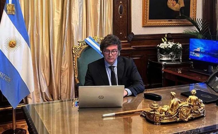 FOTO: Javier Milei, el nuevo presidente