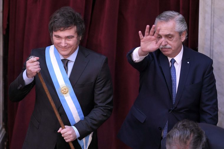 FOTO: Javier Milei asumió la presidencia de la Nación ante la Asamblea Legislativa.