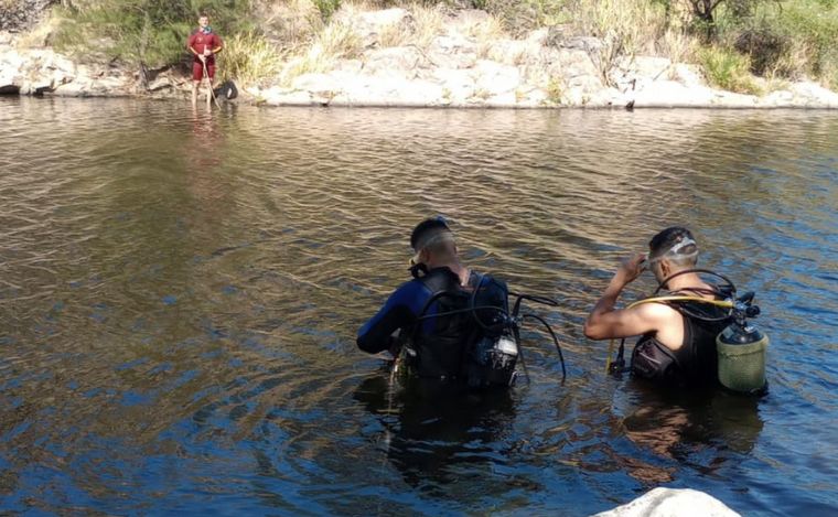 FOTO: Murió ahogada una mujer en el balneario La Toma de Cruz del Eje