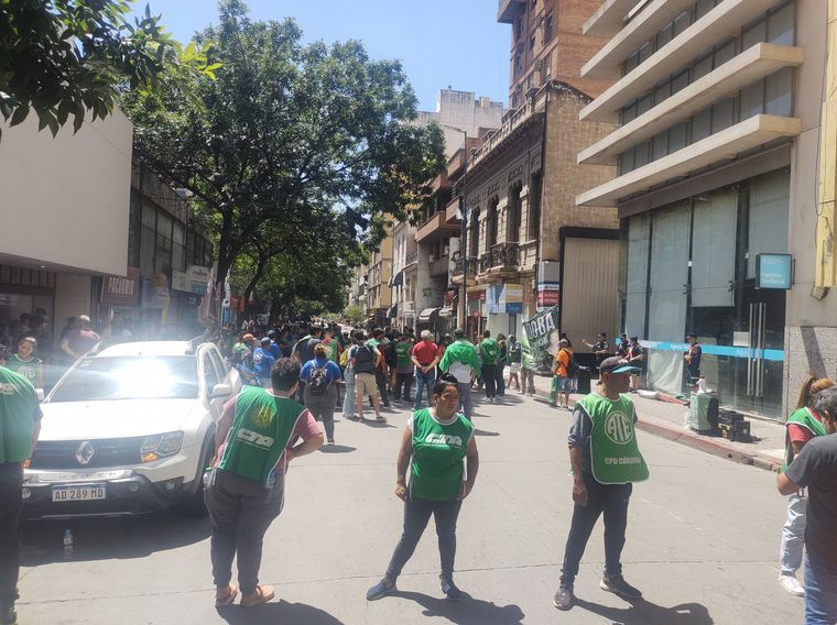 FOTO: Primer corte en la era Milei en Córdoba