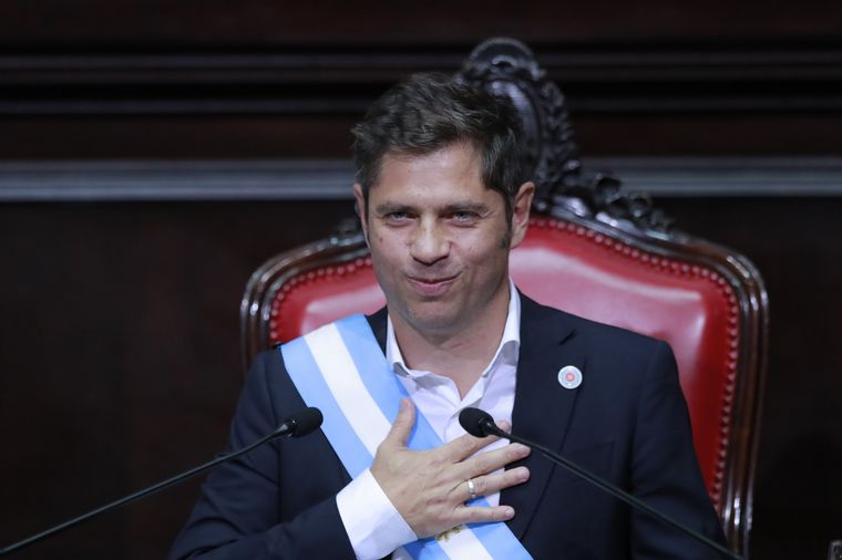 FOTO: Axel Kicillof asumió su segundo mandato como gobernador de Buenos Aires.