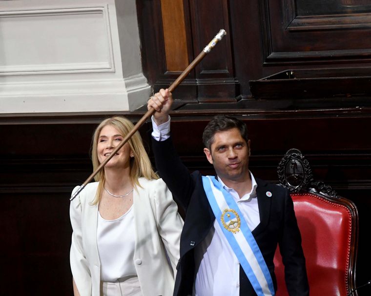 FOTO: Axel Kicillof asumió su segundo mandato como gobernador de Buenos Aires.