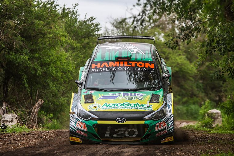 FOTO: Mario Baldo otra vez Campeón R5 con el Hyundai i20, ahora del Rally Cordobés