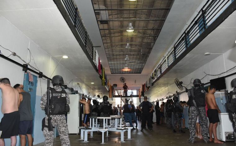 Los internos de alto perfil fueron trasladados a otros pabellones