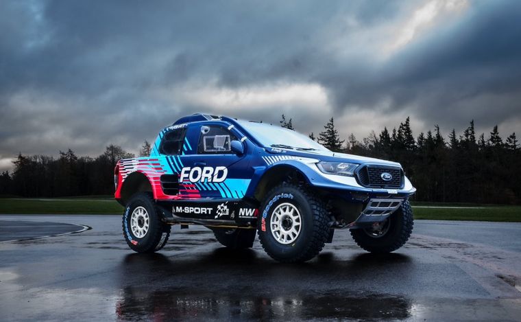 FOTO: La impactante silueta de la Ford Ranger para el Dakar 2024