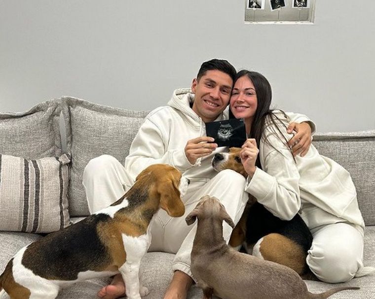 Montiel y su pareja, Karina Nacucchio (Foto: @nacucchio.karina)