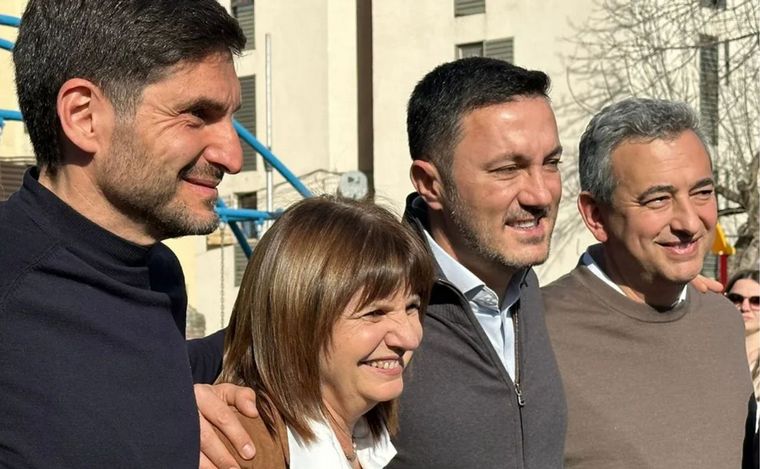 Maximiliano Pullaro y Pablo Javkin visitan a Bullrich en Buenos Aires 