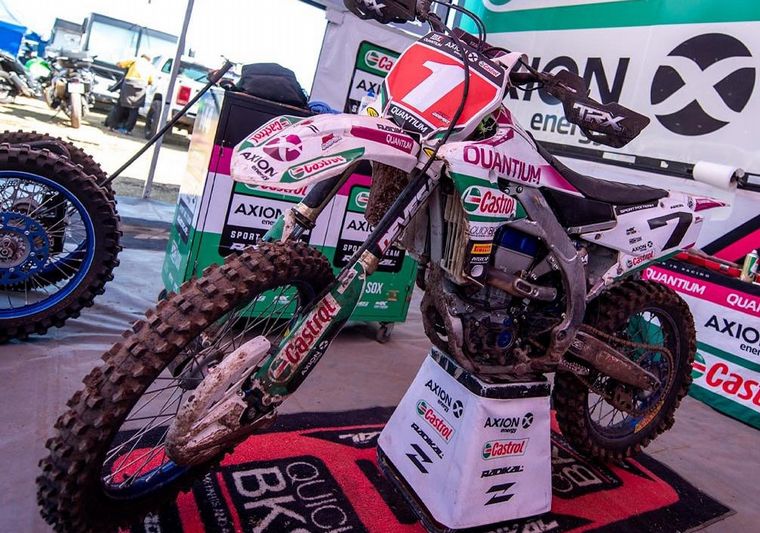 Las Pirelli calzando al  “Castrol Axion Energy Sport MX"