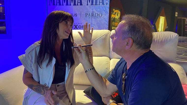 Flor Peña y la previa de Mamma Mía: 