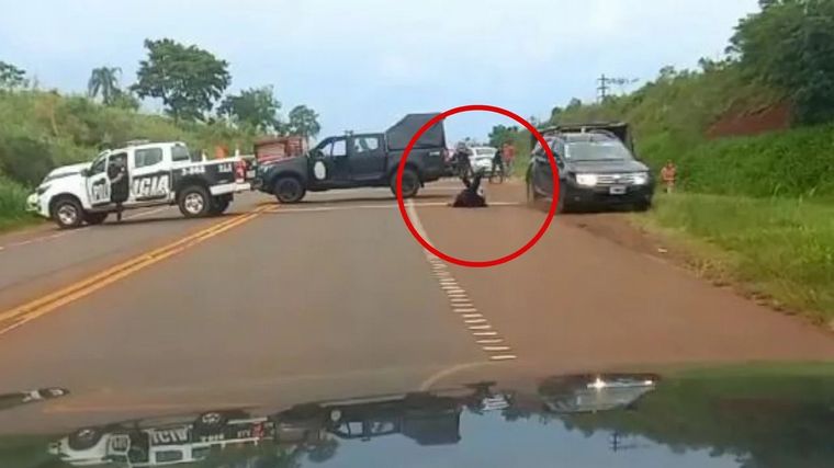 Una mujer policía fue atropellada por delincuentes en un operativo en Misiones