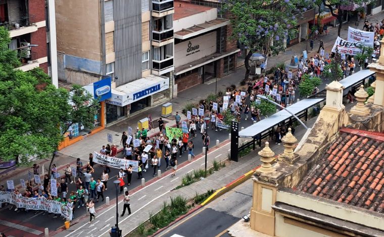 Uepc se moviliza por el centro cordobés.