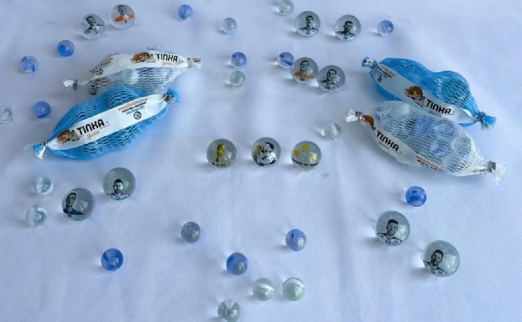 La fábrica de bolitas Tinka homenajea a la Selección argentina. (Foto: Tinka)