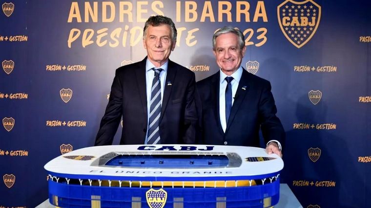 Andrés Ibarra y Mauricio Macri, la fórmula de la oposición. (Foto: Sport)