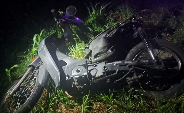 El siniestro se dio entre una moto y una camioneta.