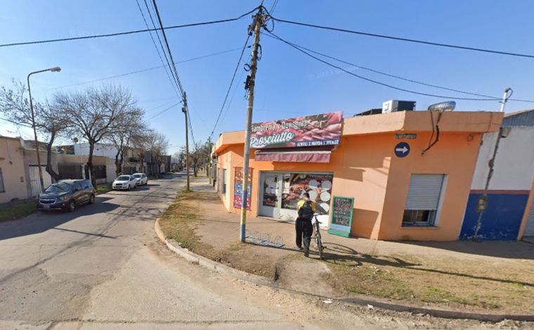 FOTO: La fiambrería del comerciante asesinado en Villa Gobernador Gálvez