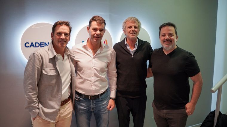 Diego Maldonado, Jorge Blake, Marcos Malbrán y Marcos Scocco.