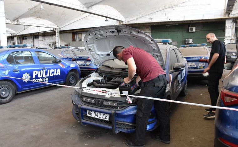 FOTO: Desde el Ministerio de Seguridad afirman que se logró la reparación de varios coches