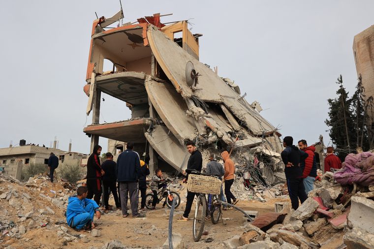 FOTO: Bombardeo israelí en Khan Yunis, en el sur de Gaza. (archivo).