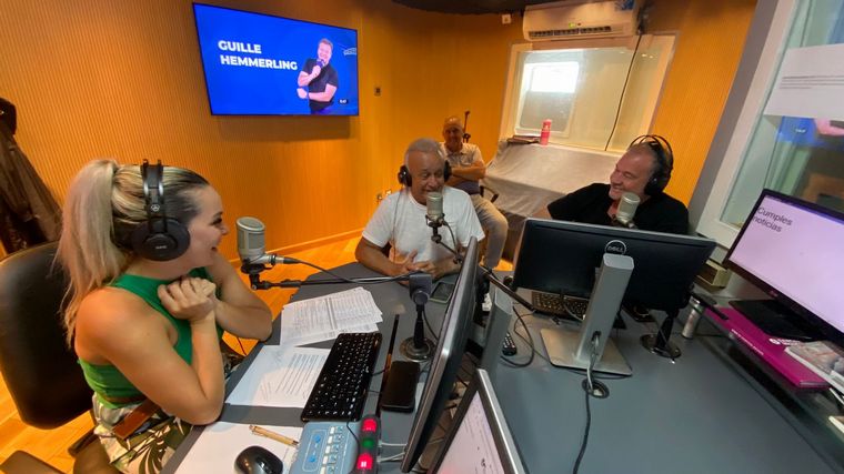 Miguel y Chino pasaron por los estudios de Cadena 3.