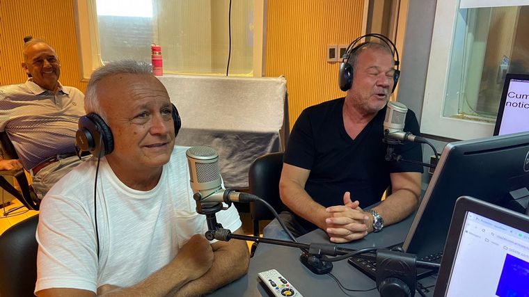 Miguel y Chino pasaron por los estudios de Cadena 3.