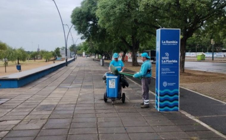 El operativo se desplegó por parques y paseos de la ciudad