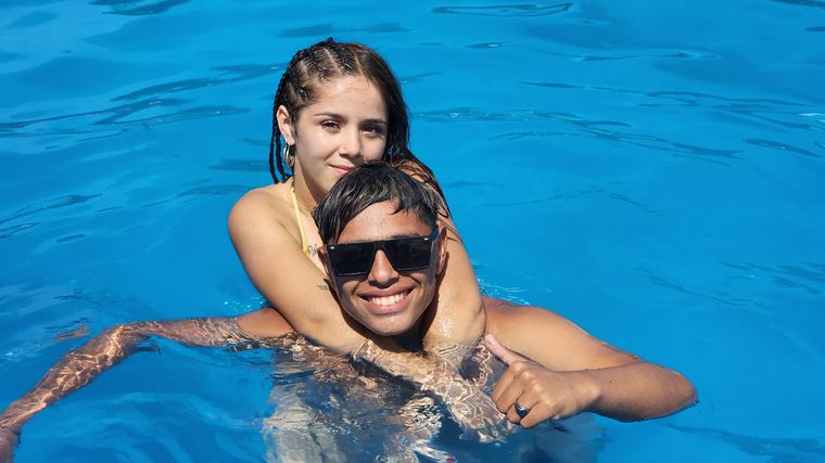 El camping del Parque General San Martín.