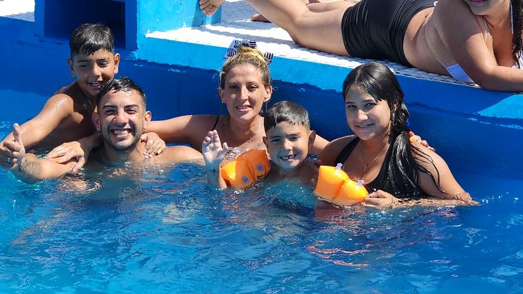 El camping del Parque General San Martín.