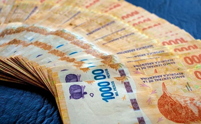 FOTO: Los billetes de 1000 pesos perdieron valor tras las sucesivas devaluaciones.