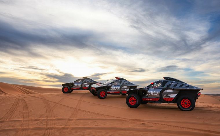 Desde impactantes siluetas, los Audi eléctricos miran al futuro con sed de triunfo
