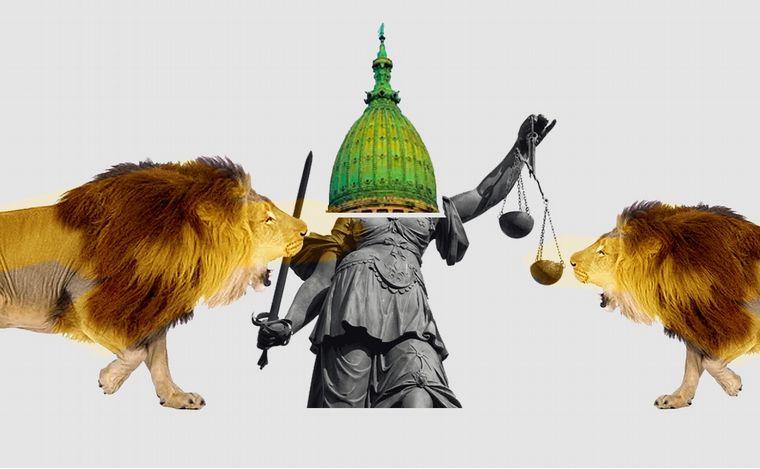 Política esquina Economía (Fotoilustración: Juan Pérez Gaudio).