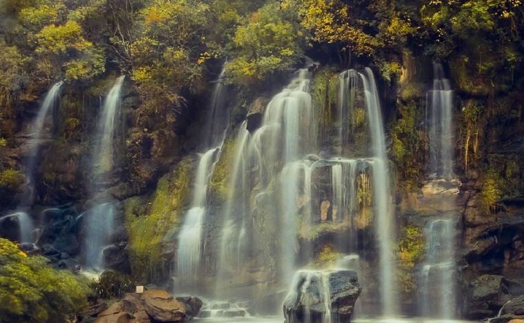Complejo 7 Cascadas, atractivo turístico de La Falda. (Foto: Turismo La Falda)