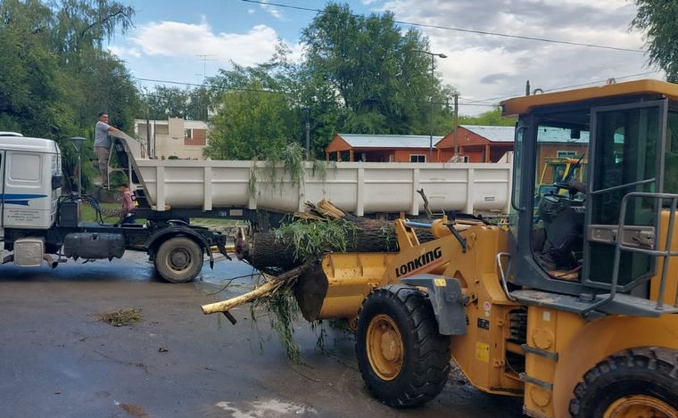 Lo que dejó el temporal en Alta Gracia.