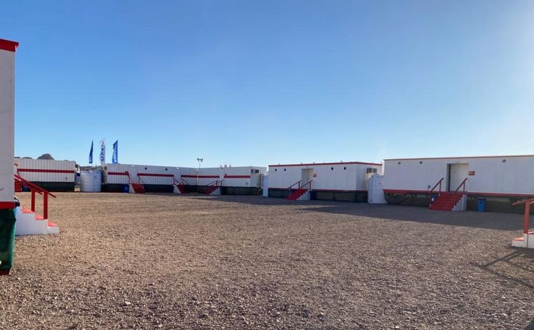 El área de sanitarios