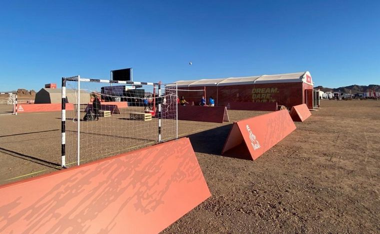 En la zona de juegos, también hay deportes