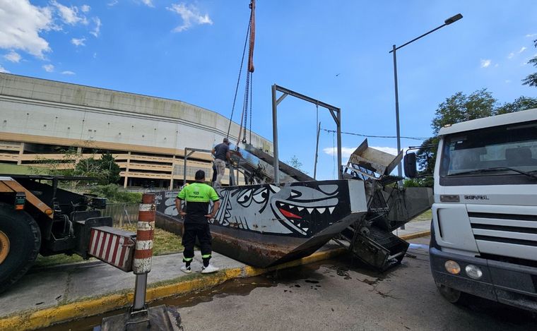 El Sabalito Barredor fue sacado del Arroyo Ludueña