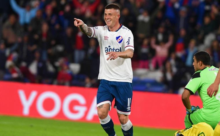 Juan Ignacio Ramírez, delantero de Nacional que busca Newell's