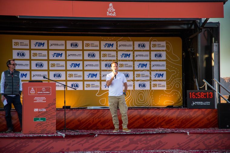 Pablo Eli habló como organizador del DR-40