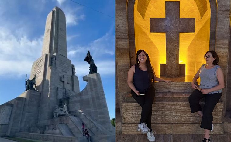 FOTO: Monumento a la Bandera: más que un símbolo de encuentro y clamor en Rosario.