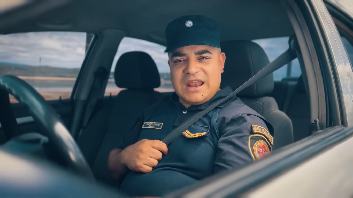 Sebastián Capdevila, el policía viral