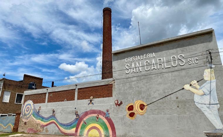 Cristalería San Carlos, en Santa Fe. (Foto: Matías Arrieta/Cadena 3)