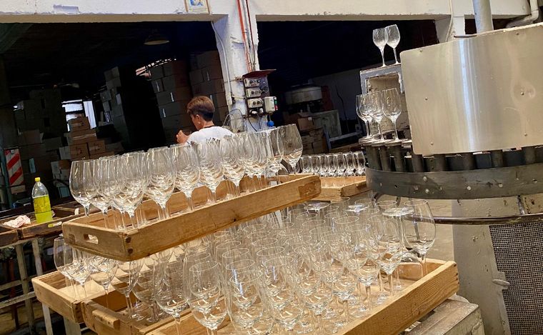 Cristalería San Carlos, en Santa Fe. (Foto: Matías Arrieta/Cadena 3)