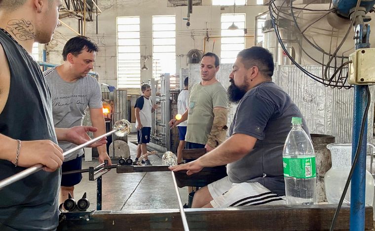 Cristalería San Carlos, en Santa Fe. (Foto: Matías Arrieta/Cadena 3)