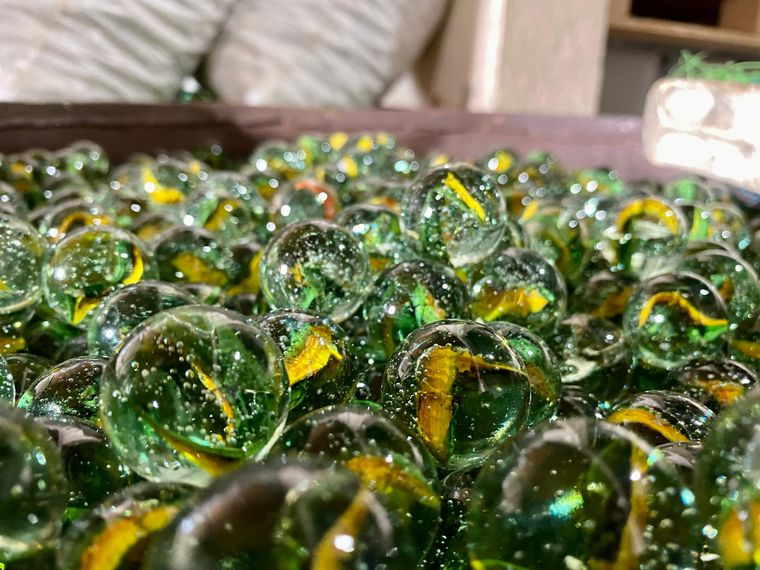 Tinka, fábrica de bolitas. (Foto: Matías Arrieta/Cadena 3)