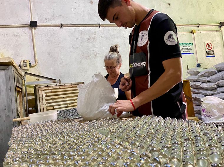 Tinka, fábrica de bolitas. (Foto: Matías Arrieta/Cadena 3)