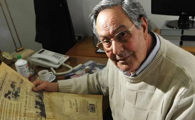 El reconocido periodista cordobés Jorge Pérez Gaudio Padre. (Foto: Gentileza La Voz)