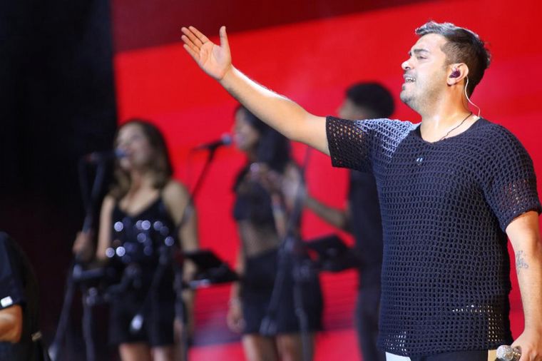 Los Nocheros en el Festival de la Doma de Jesús María. (Daniel Cáceres/Cadena 3)