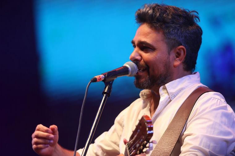 Emiliano Zerbini en el Festival de la Doma de Jesús María. (Daniel Cáceres/Cadena 3)